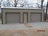 Metal Building Workshop with Office 1