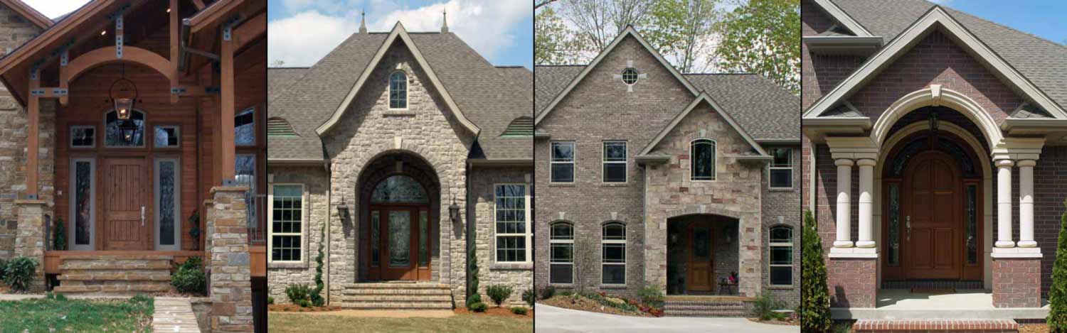 4 Images of Custom Home Entrances built by Bryan Bell Construction, Inc.